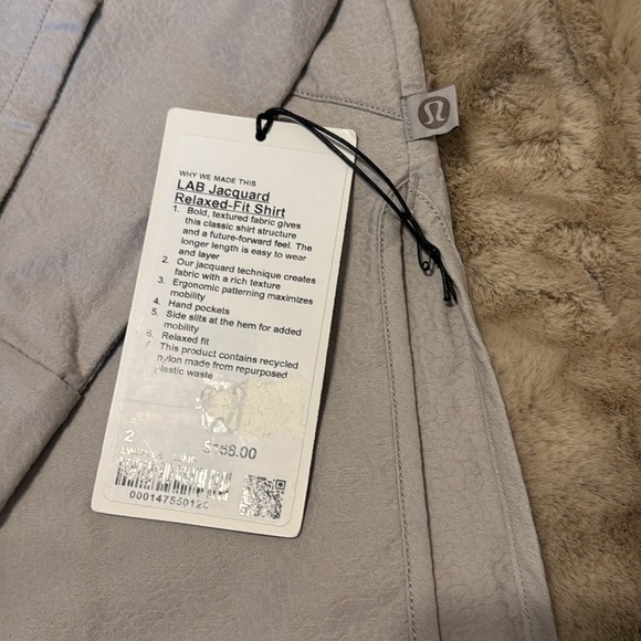 LAB Jacquard Relaxed-Fit Shirt - Picture 10 of 12